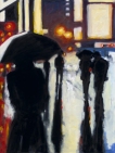 Shadows in the Rain, oil on linen, 36" x 48" - 2009